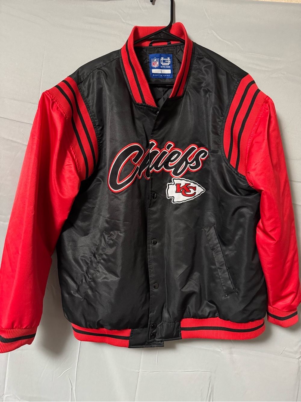 Large KC Chiefs Bomber Coat